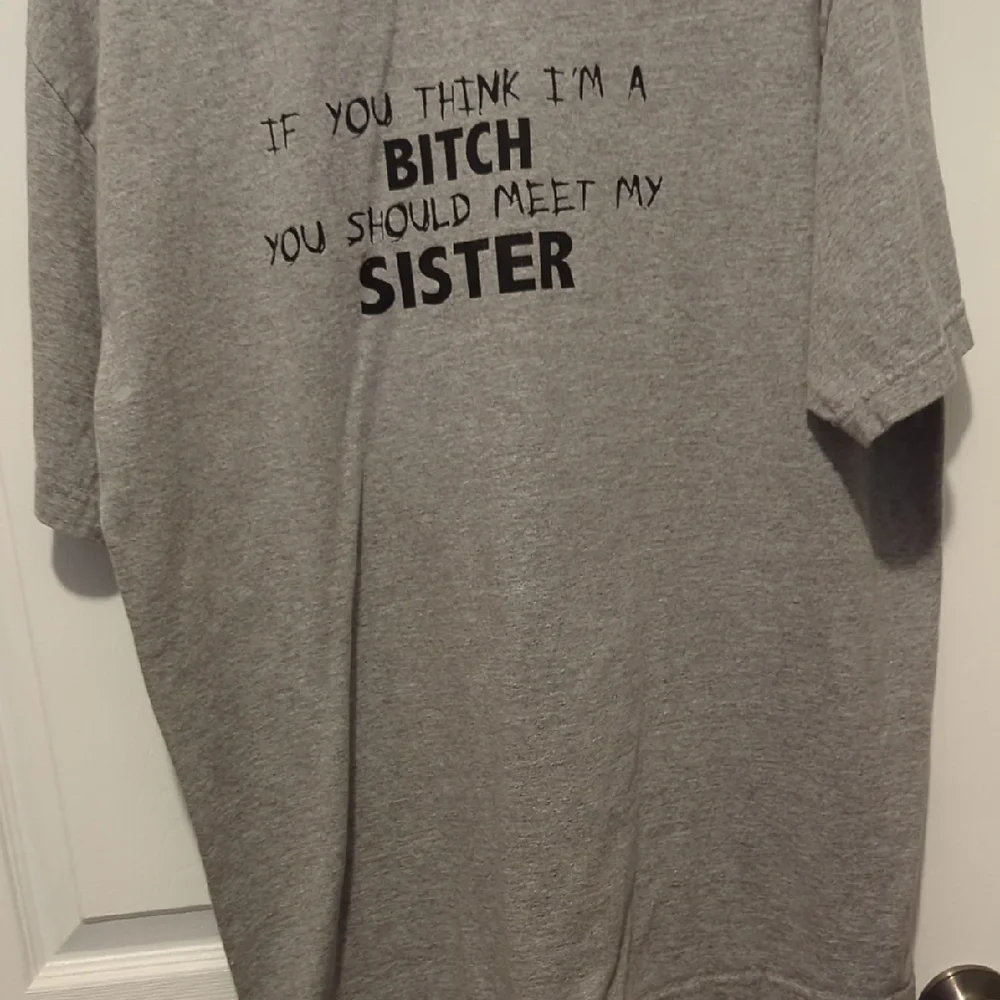 Classic Gray Womans Funny Sayings T-Shirt - Picture 3 of 4